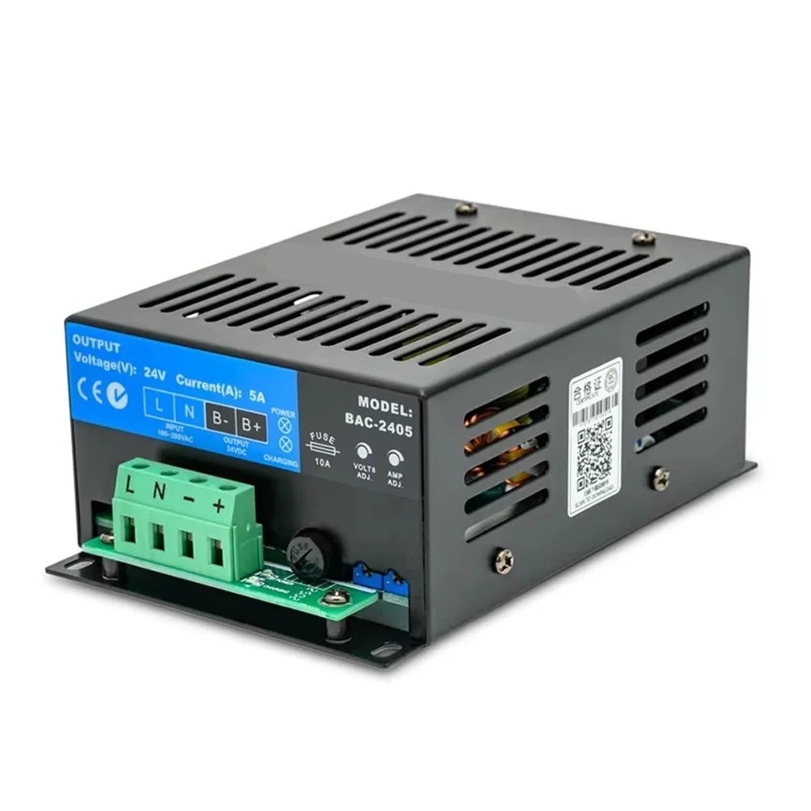 Ładowarka do akumulatora generatora 3A 6A 5A BAC06A BAC2405, automatyczny pływający moduł ładujący, zasilacz, części generatora diesla 12 V 24V (12 V 6A)