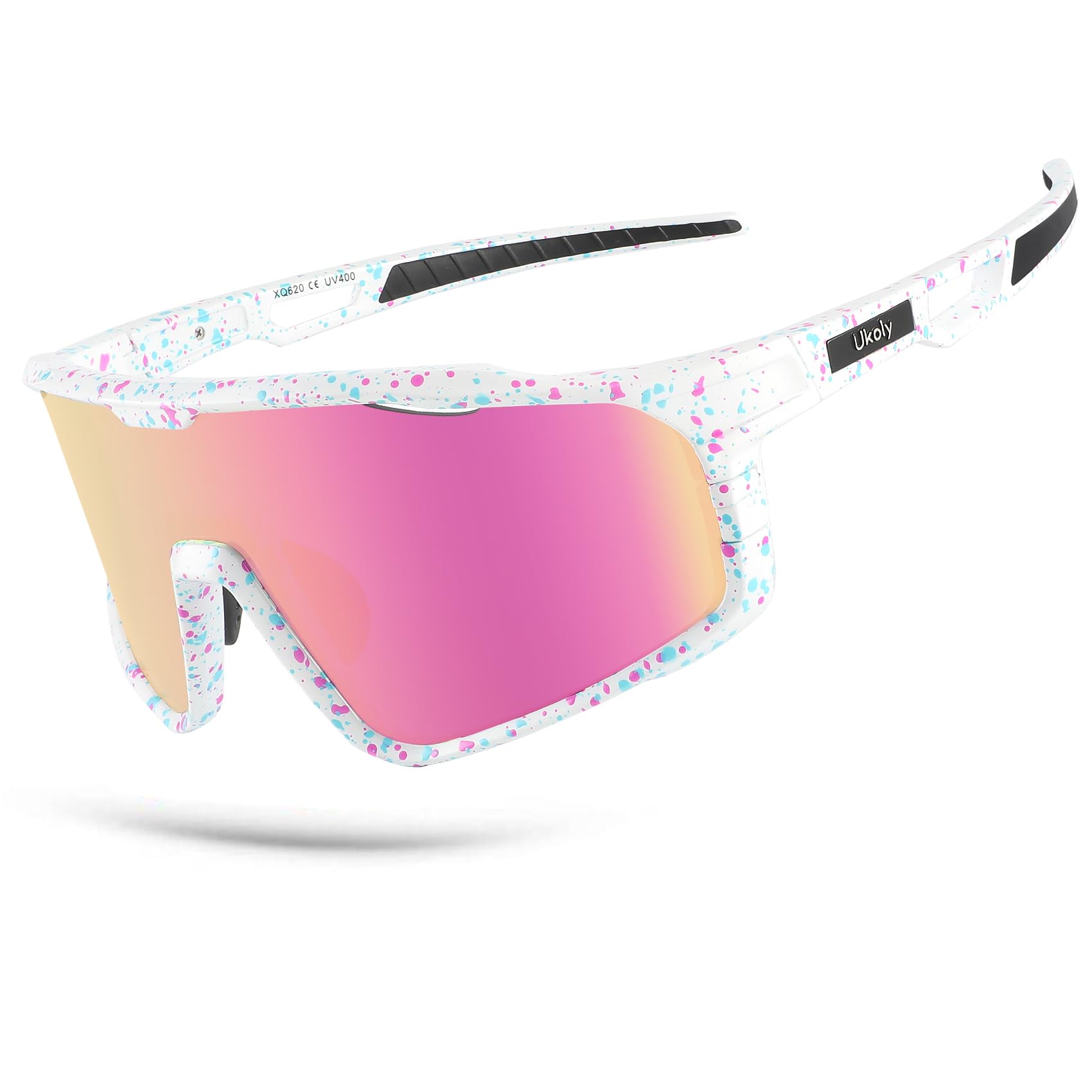 Cycling Glasses Running Baseball Fishing Golf Sunglasses For Men Women,Sports Sunglasses HD Lens UV400coating 620