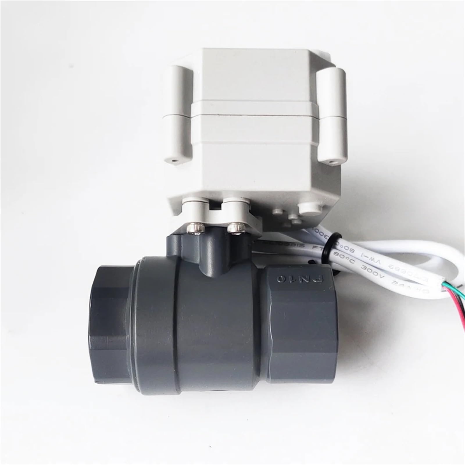 Válvula de Agua eléctrica de Paso Total AC220V PVC, válvula de Agua motorizada de 3/4 ", 110V a 230V con Tiempo de Encendido/Apagado de 5 Segundos, actuador de 2Nm | válvula solenoide(BSP thread,CR704)
