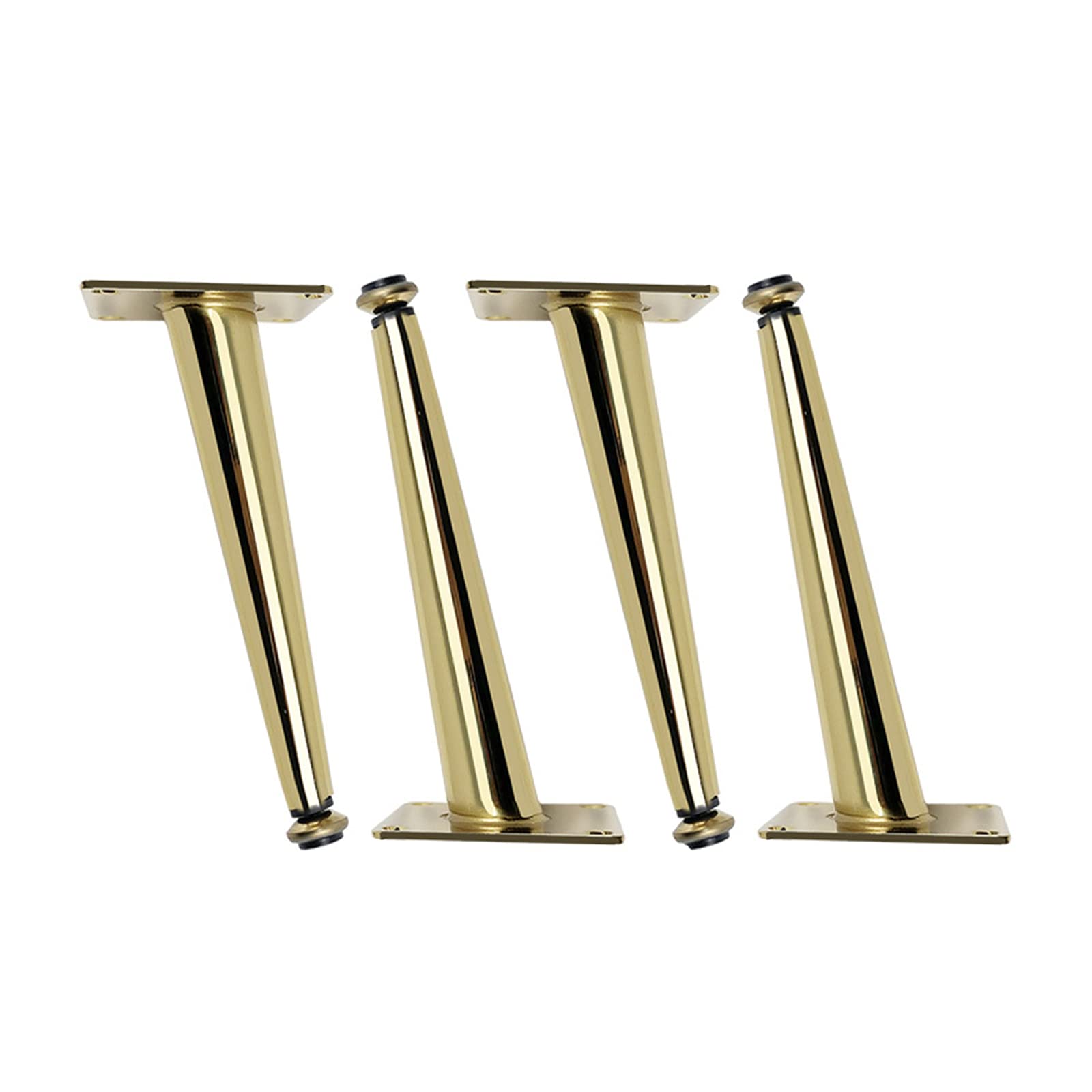 Meubelpoten goud 4 stuks, tafelpoten metaal 8 cm 10 cm 15