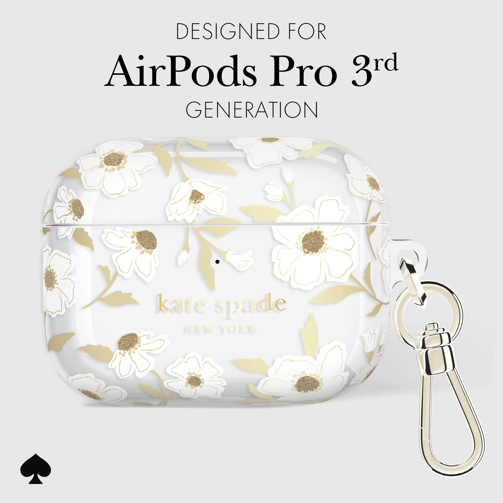 Amazon | Kate Spade New York AirPods Pro 3 保護ケース キーチェーン