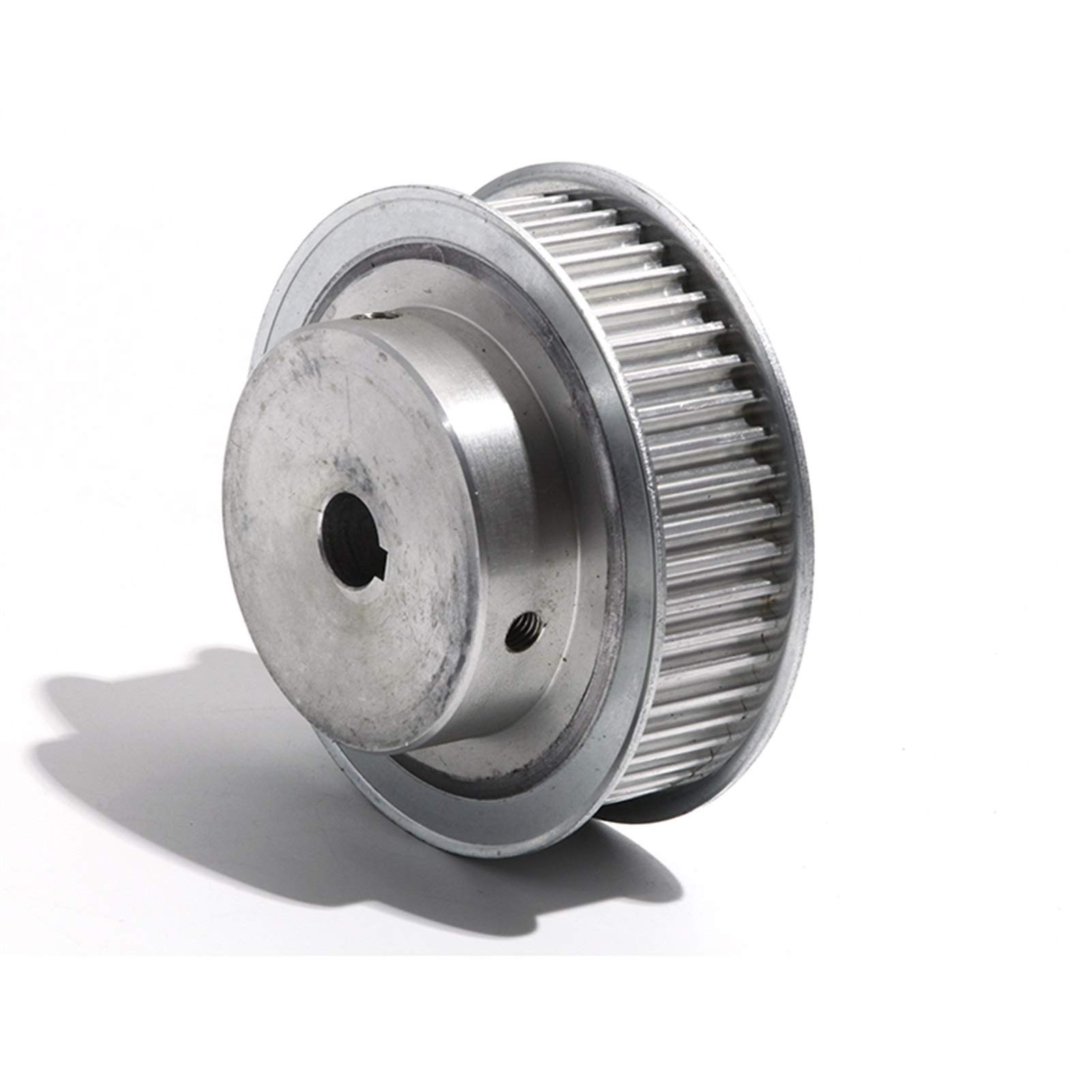 Xianglaa-Polea de distribución Polea de la correa dentada de la aleación de aluminio 60teeth, polea dentada HTD5M 60T, ancho de cinturón de 21 mm, 12/14 / 15 / 20mm Bore, 60teeth Polea de engranajes c