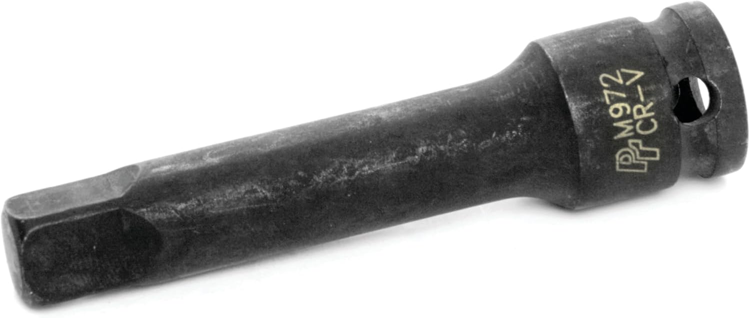 Performance Tool M973 3/8-Inch Drive x 6-Inch Impact Extension - Heavy-Duty Steel Construction for Maximum Durability and Extended Reach During Tough Jobs