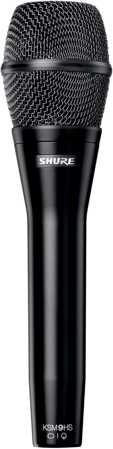 Shure KSM9HS Dual-Diaphragm Condenser Handheld Vocal Microphone, Black