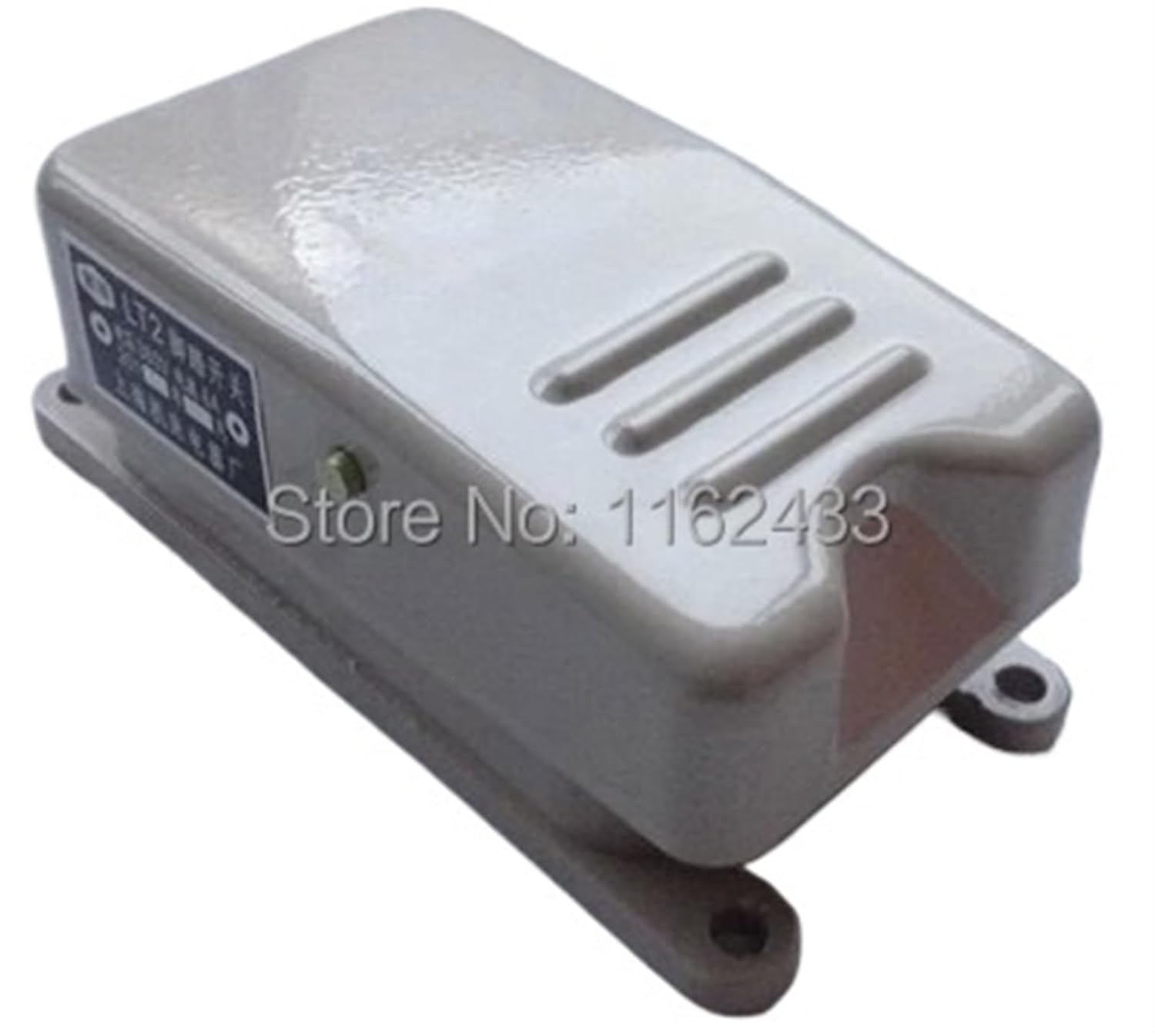 LT2 Foot Switch Aluminium case Treadle Pedal Switch for Machine Tool Control 6A 380VAC