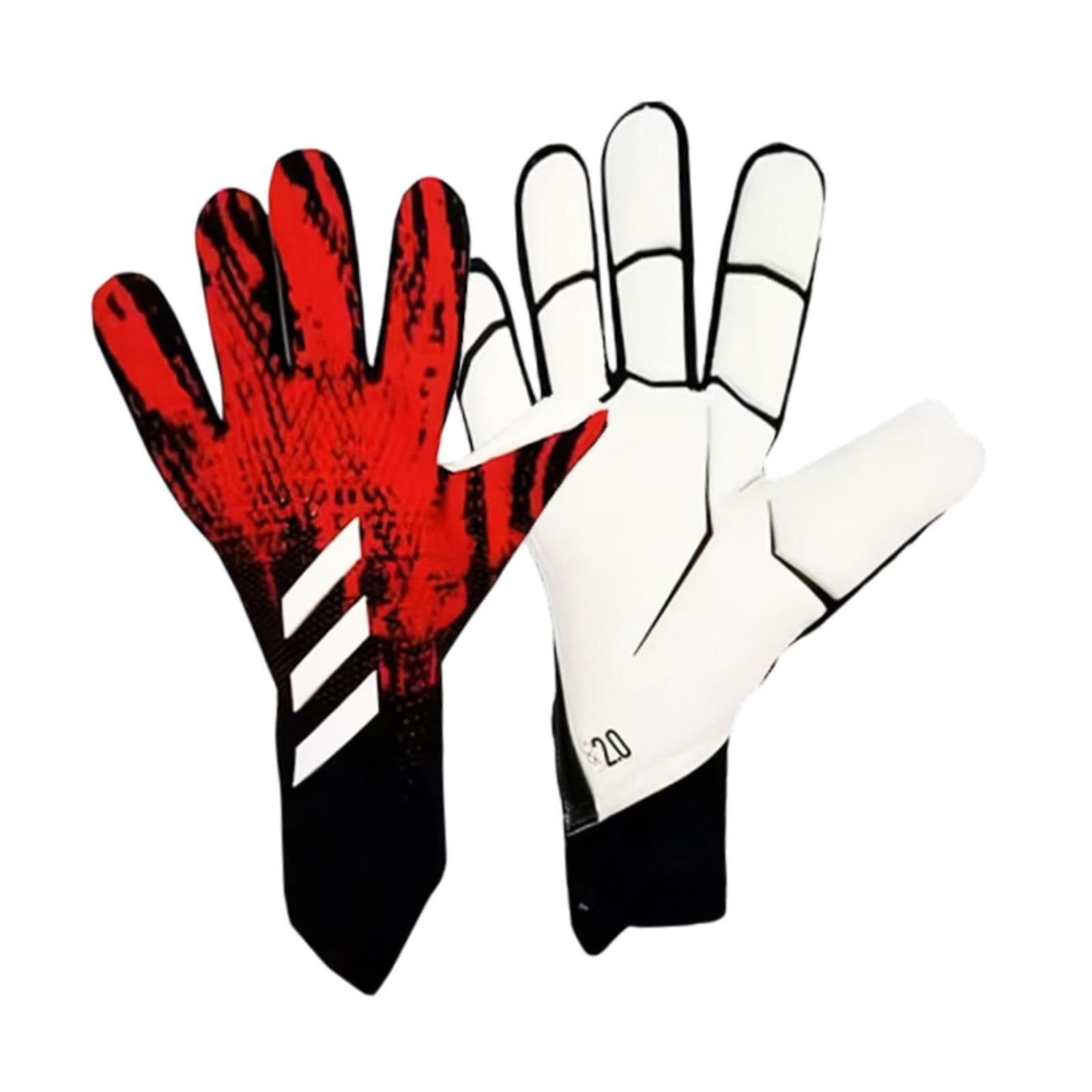 BNF®Goalkeeper Gloves Thickened Equipment Hand Protection Goalie Training Gloves Black Red Size 5|Sporting Goods | Team Sports |1 Pair of Goalkeeper Gloves-image-40