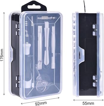 BUFFER® 115 in 5 Elektronik Hassas Tornavida Onarım Aletleri Seti Manyetik Sürücü Kitli Bilgisayarı ve Telefon Onarım Seti