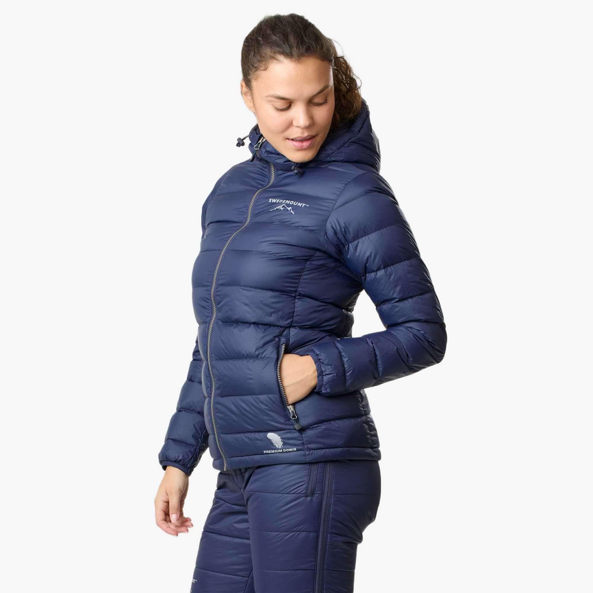 Swedemount Piumino Östersund 2.0 – leggero isolamento comprimibile con cerniera YKK Vislon per escursioni e tempo libero da donna