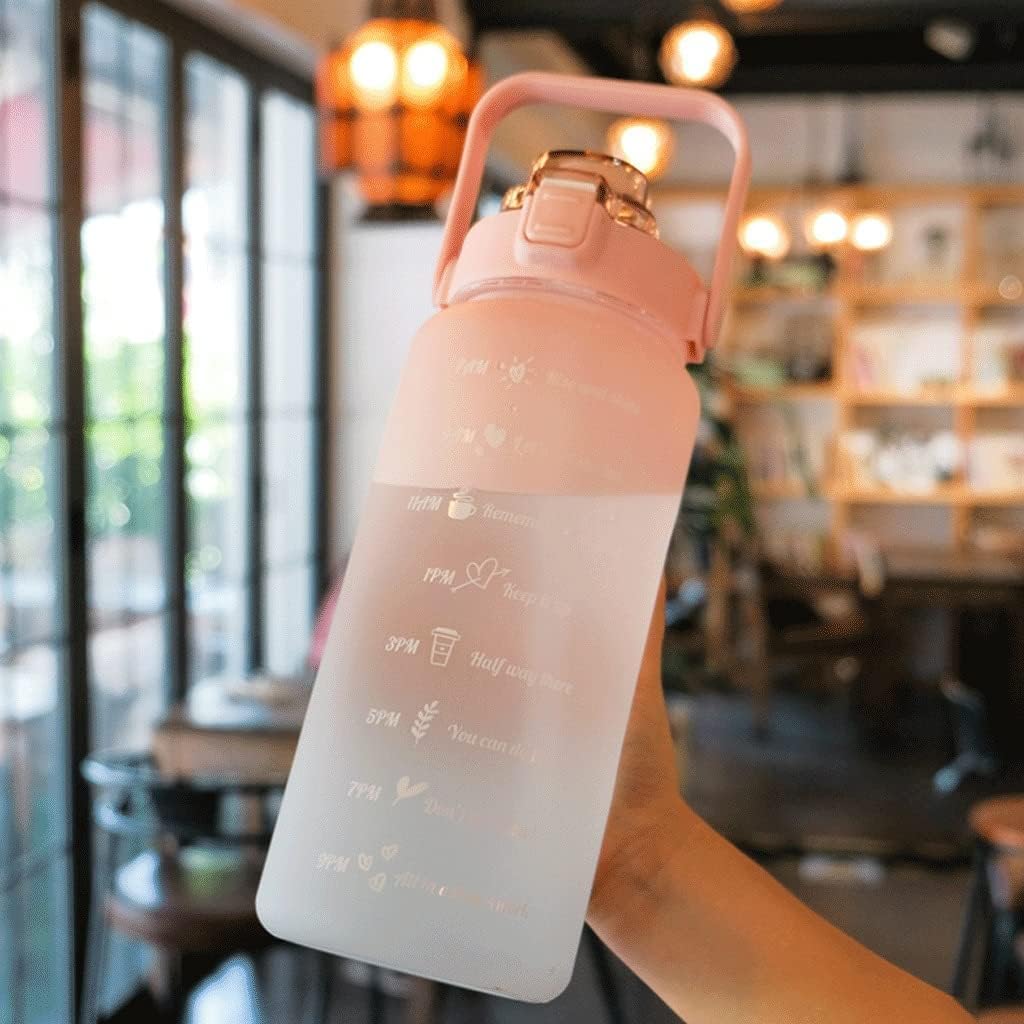 ボトル 水筒 大容量 2l タイムマーカ