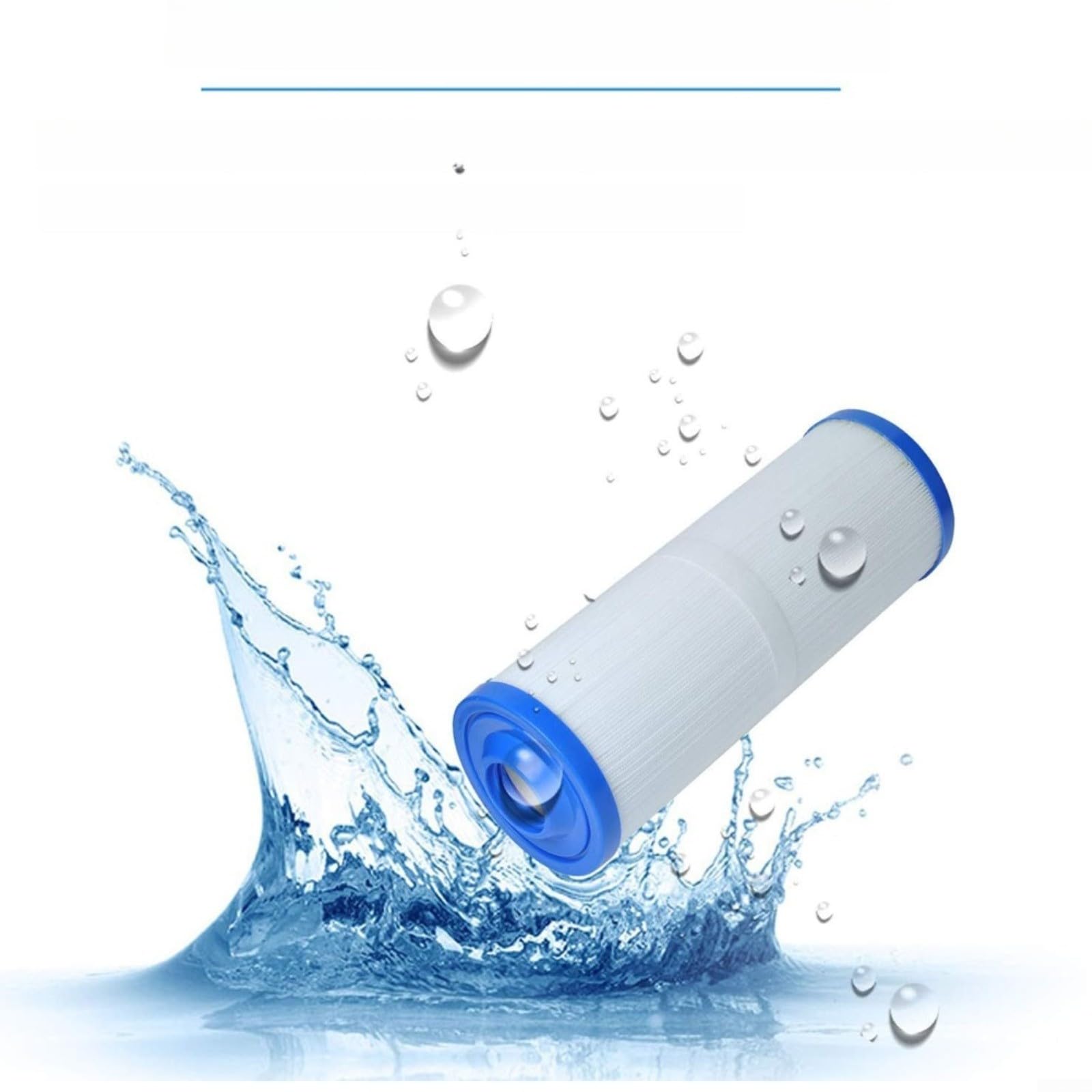 Cartuccia filtro di ricambio per PWW50L4CH-949, filtro piscina in poliestere PP, infrangibile e lavabile, per piscine gonfiabili e spa