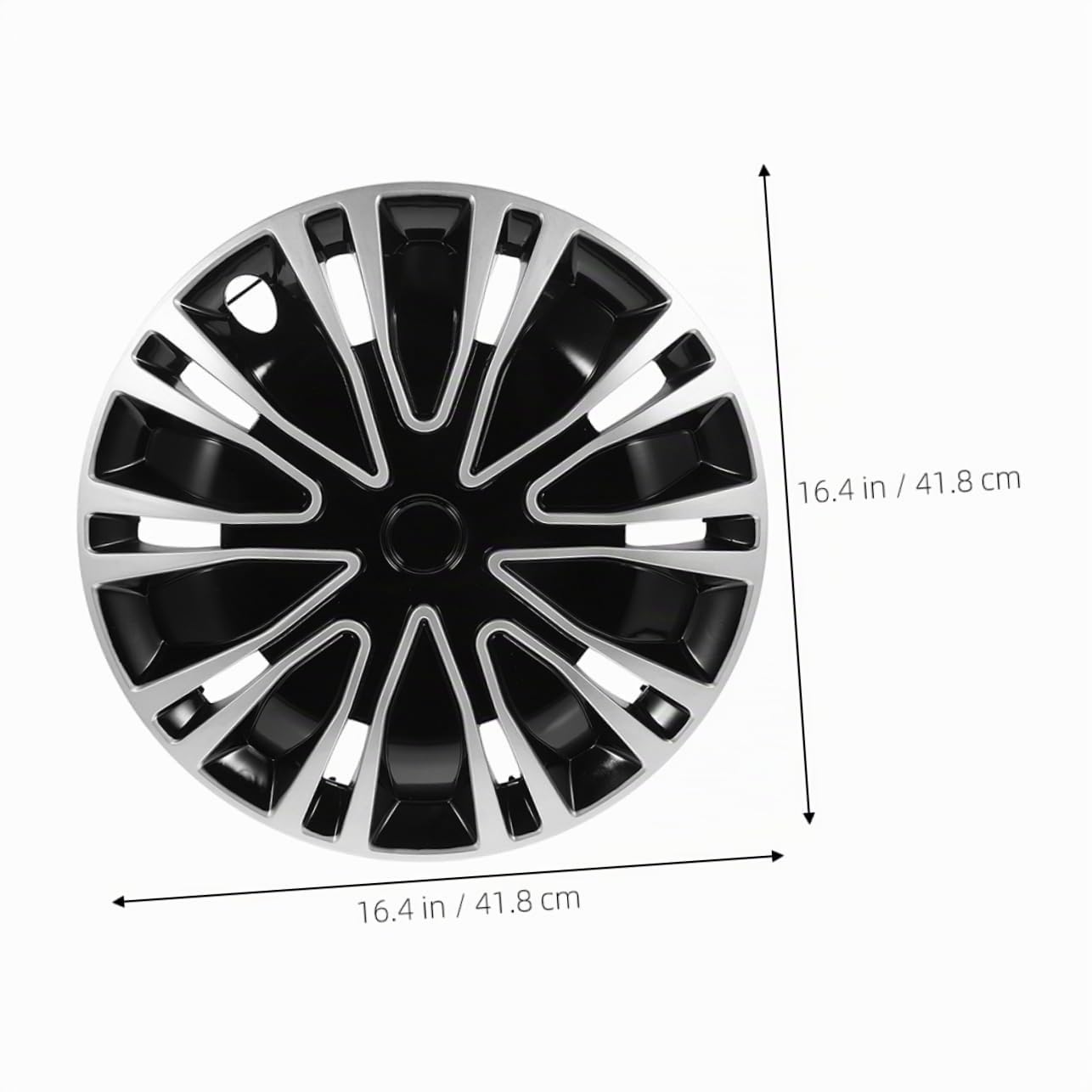 SOLUSTRE Copri Cerchi 16 Pollici Auto Coprimozzo Ruota Per Auto Coperture Del Mozzo Della Ruota Coprimozzi Decorativi Universali Installazione Fai Da Te Protezione Da Detriti 1 Pezzo