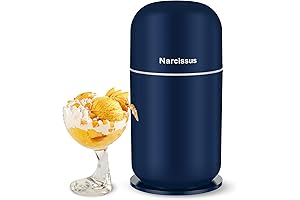 Narcissus Mini Ice Cream Maker Revolution: Homemade Gelato, Sorbet, and Smoothies in Minutes