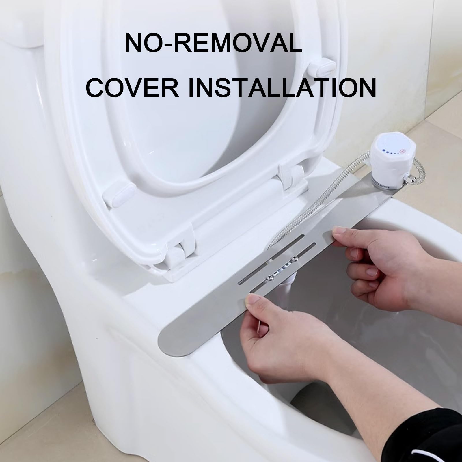NonElectric Bidet Toaleta Attacent Chowany Japoński Sle Easy Inllat Bez Usuwania Pokrywy Kontrola Ciśnienia Wody dla Ostatecznej Higieny