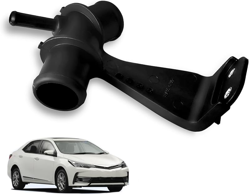Conjunto de carcaça do termostato e tubo de saída de água do radiador Lunwag para Toyota Corolla e Matrix 1.8L – 1 unidade