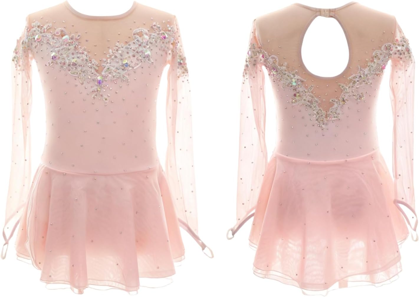 Figure Skating Dress Embroidery Pattern Competition Performance Personalization