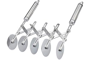 5 Wheel Pastry Cutter | Seamless Pastry Tool for Even Cuts