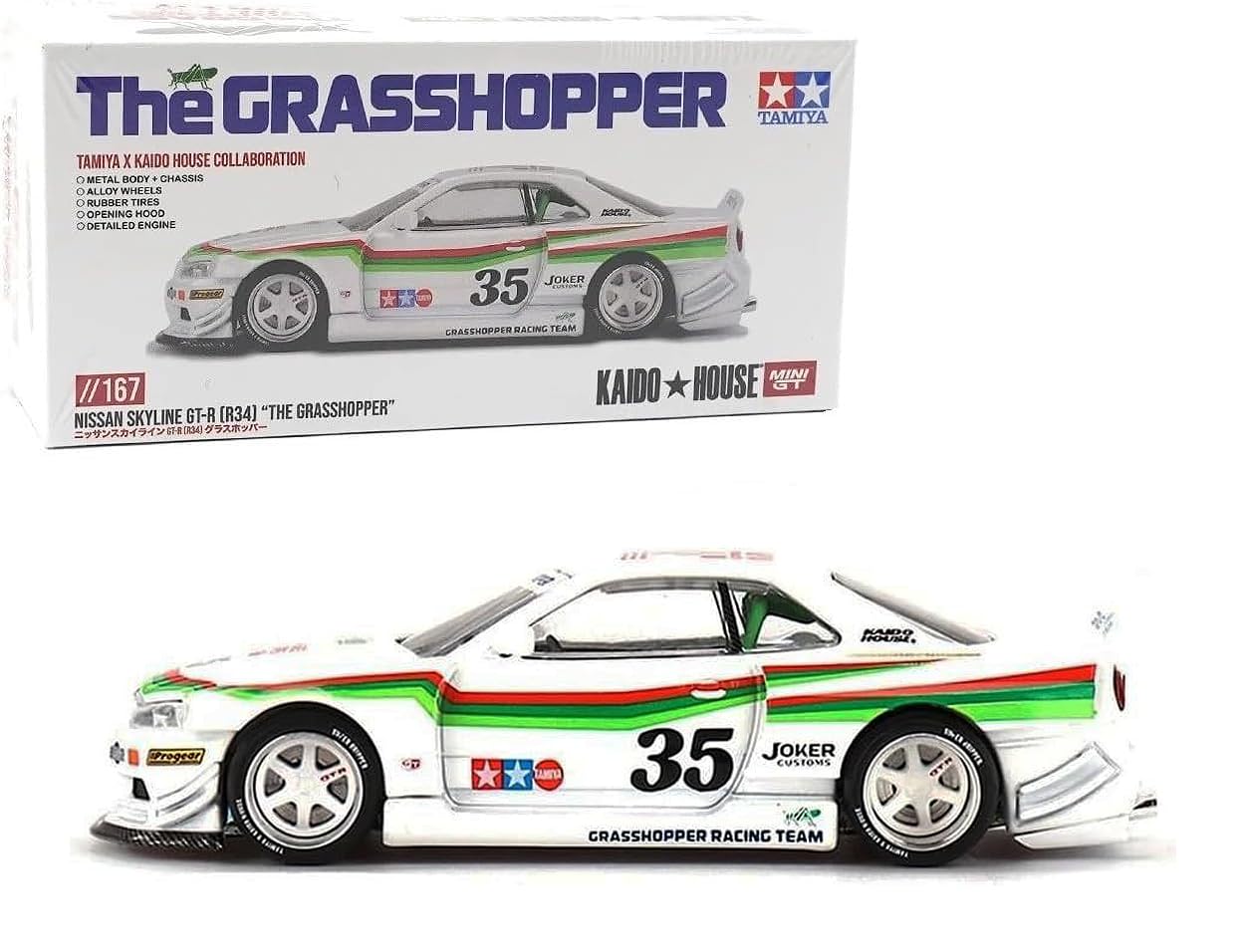 1:64 Diecast Model Car Compatible for Nissan Skyline GT-R (R34