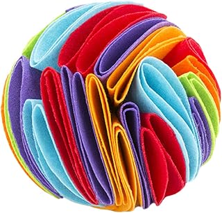 Dog Puzzle Toys Pet Snuffle Mat Dog Slow Feeding Mat Puppy Sniffing Pad Nose Work Blanket Training Feeding Foraging Skill for Small Medium and Large Dogs Style 4 Dog Balls