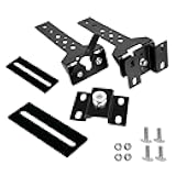 rockible 2 Pieces Awning Bracket Mounting Clamp Heavy Duty Easy Use Awning Support Kit Spare Setup Accessories Hardware , Style B