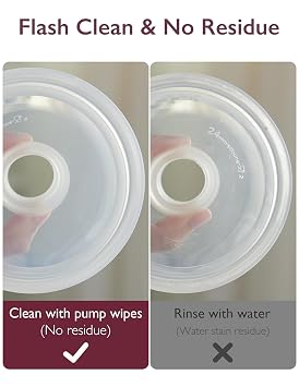 Momcozy Natural Breast Pump Wipes for Pump Parts Cleaning On-the-go, 30 Count (Pack of 3), Flash Clean & Resealable Pump Wipes