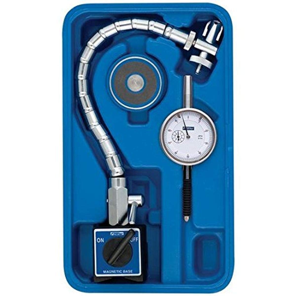 Fowler 52-585-450-0 Chrome Flex Mag and X-Proof IP54 White Dial Face Indicator Set