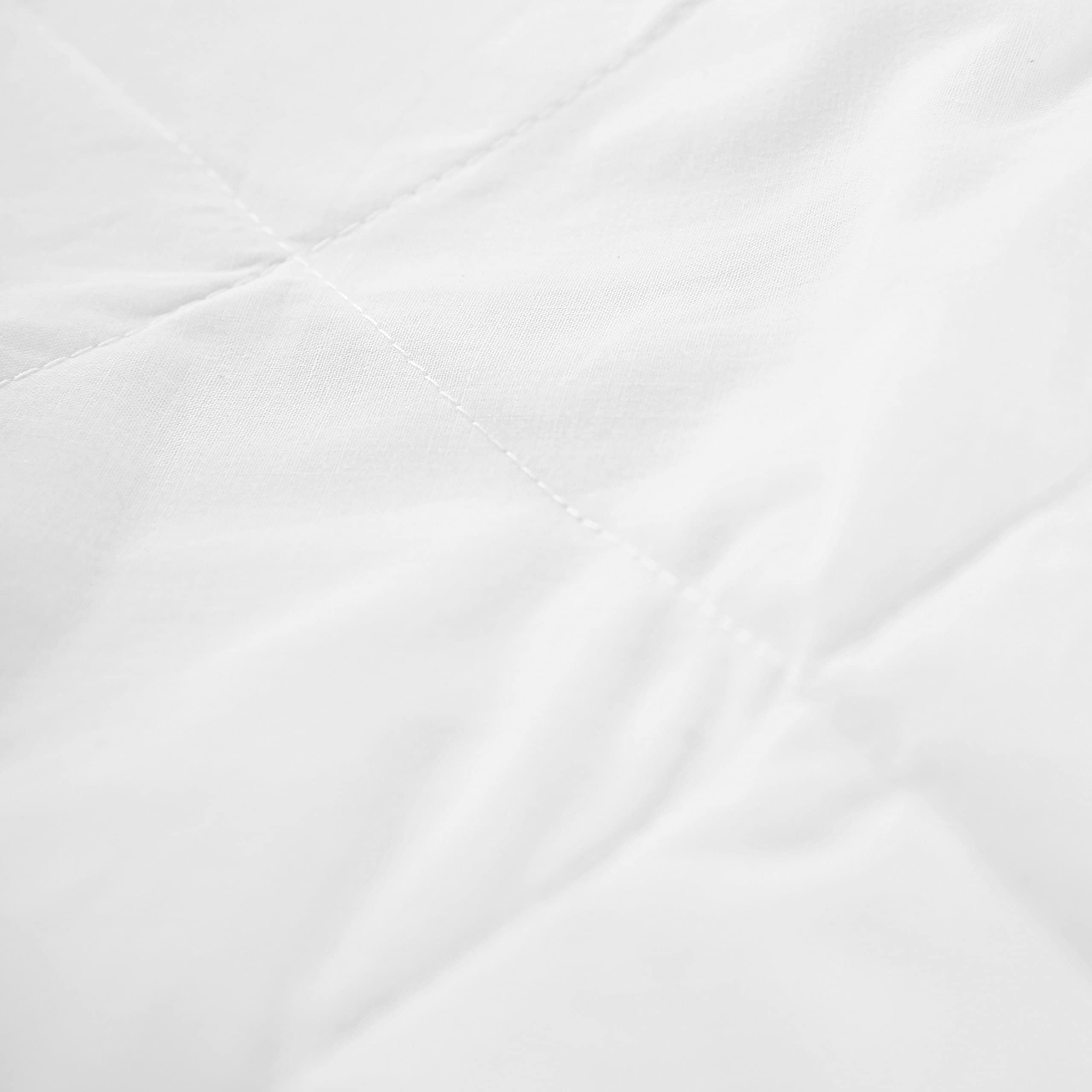 roba Matelas pour Parc Bébé Rectangulaire 75 x 100 cm - Noyau en Mousse PU Respirante - Housse Matelassée et Amovible avec Fermeture Éclair - Blanc