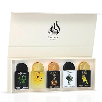 Lattafa Giftset Collection Eau De Parfum | Musk, Amber, Woody, Fruity | Long-Lasting Perfume Fragrance