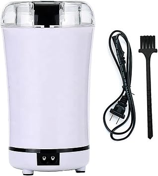 Electric Pill Cutter Fine Powder by Pill Mill Portable Pill Crusher for Medicine, Pill Grinder for Pets with Stainless Steel BladesWhite