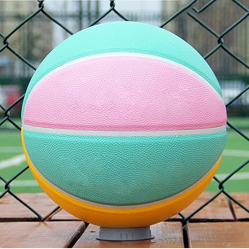 Vista 2 de Sporting Goods - Balón de baloncesto para niños, tamaño 5, para interiores y exteriores, tamaño juvenil, hecho para juegos de baloncesto