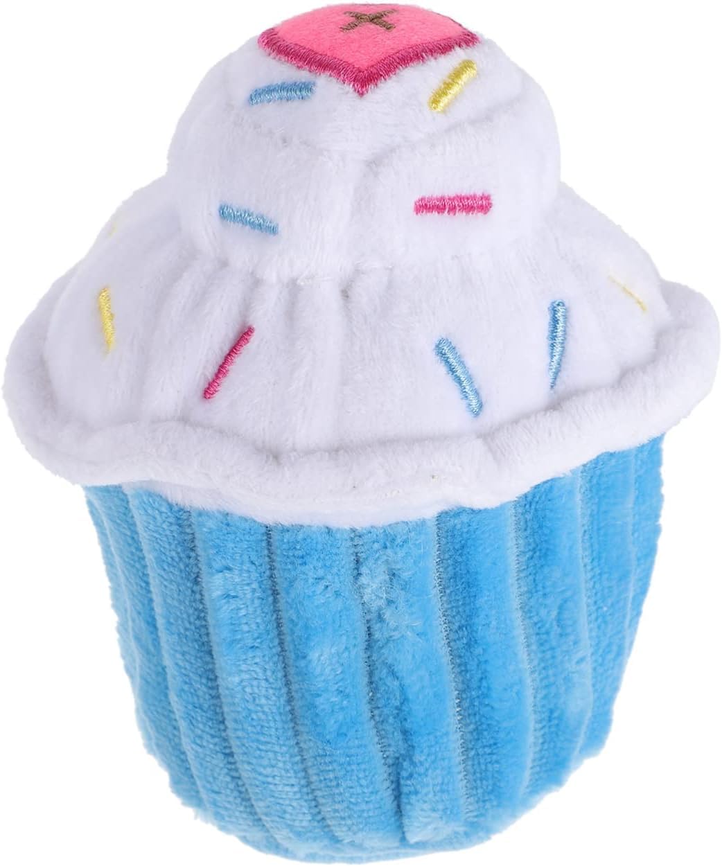 Jouet en peluche pour chien en forme de gâteau d'anniversaire