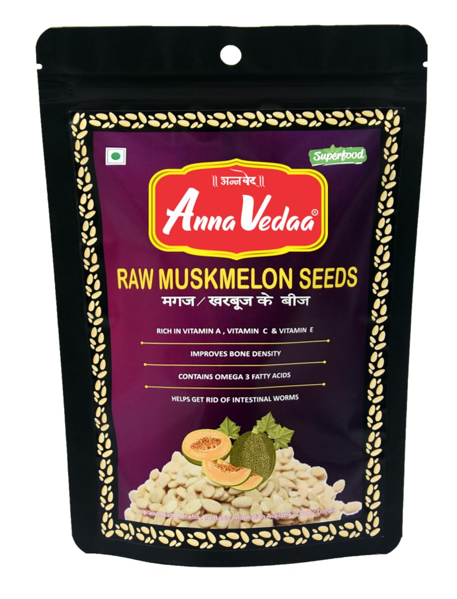 Anna Vedaa Muskmelon Seeds - 100 Gram | Kharbooja Magaj for Eating (B0CTTW5SVK) Amazon Price History, Amazon Price Tracker