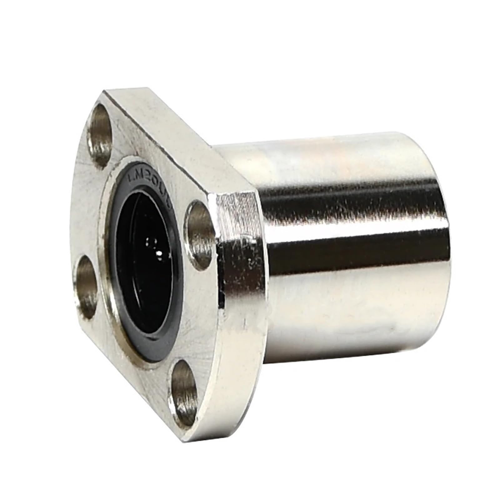 KNIUWMBMH 4pcs Anti-Rust Electroplating Linear Bearing Double Trim LMH6UU LMH8UU LMH10UU LMH12UU LMH16UU 20 25 30UU(LMH12UU 12X21X30mm)