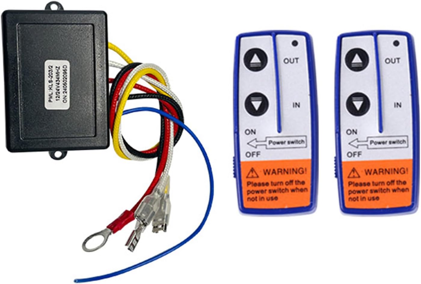 High Capacity 12V 500A Winch Relays Contactor Control for Truck Automotive Winches Remote Operate Winch Relays Set