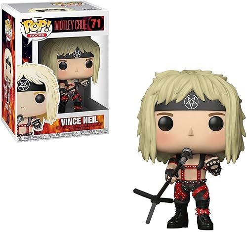Funko POP! Rocks Mötley Crüe Vince Neil - Figura coleccionable, multicolor