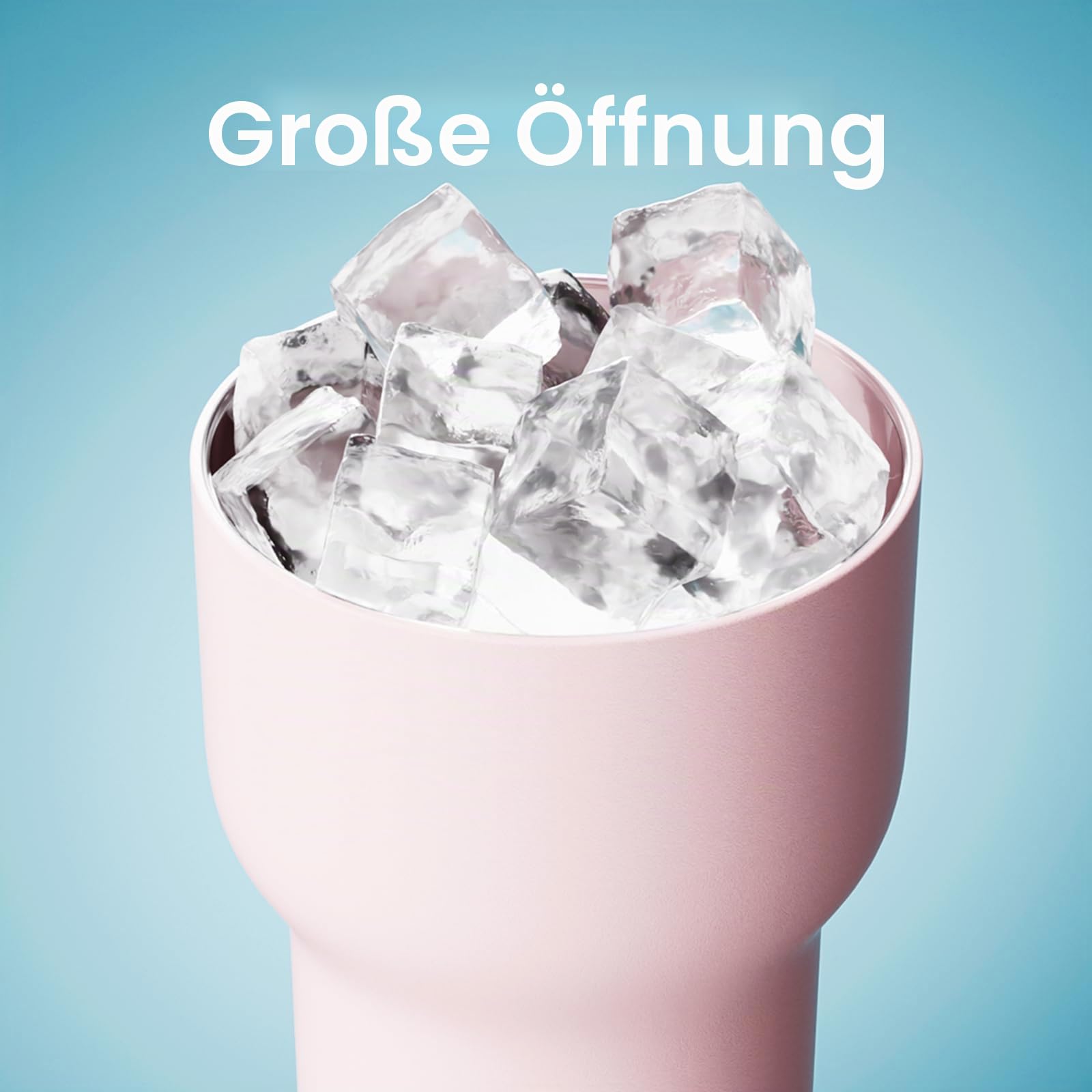 CHAKO LAB Isolierflasche aus Edelstahl | Doppelschichtiger Becher mit Glas- und Edelstahl-Innenbehälter | BPA-frei auslaufsichere Thermoskanne | 600ml Flasche mit zwei Strohhalmen | Rosa & Lila