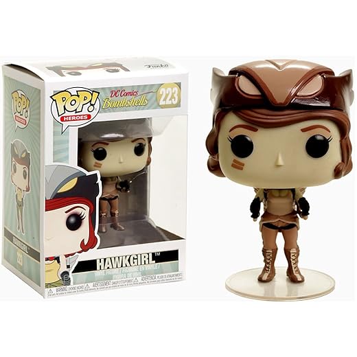 Funko Pop! Dc Heroes Bombshells Hawkgirl #223 (Sepia Tone)