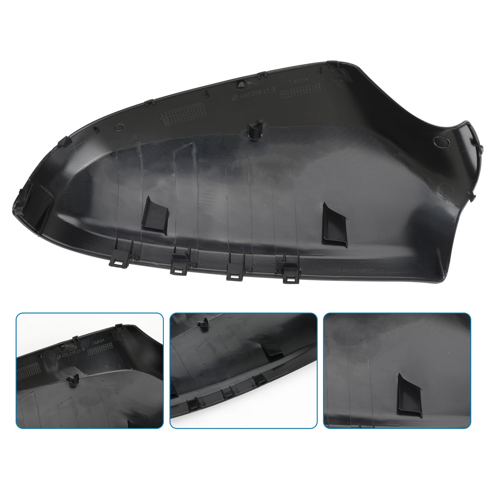 Oplatool Copertura Specchietto Retrovisore per Opel Astra H MK5 2004-2009 | OEM 13141999.Numero di parte: 6428200,6428912,6428925,6428911, Sinistro+Destro