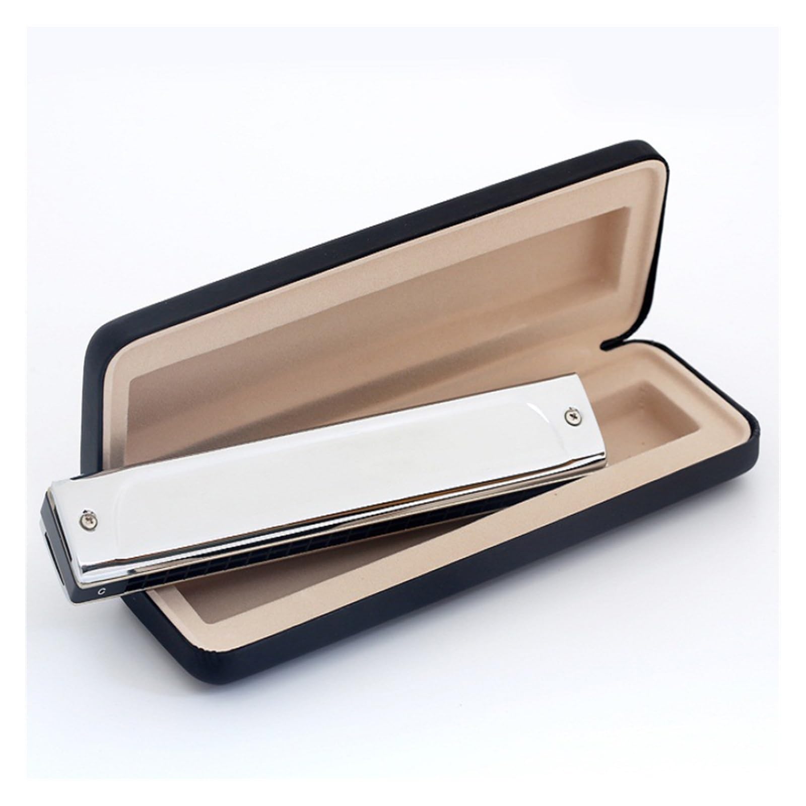 Mundharmonikas Professionelle Polyphone Mundharmonika Mit 22 Löchern. Professionelles Mundharmonika-Musikinstrument