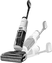 Tineco FLOOR ONE S6 Stretch Lite Aspirapolvere e Liquidi, Piatto a 180°, Design Compatto da 13 cm, Autopulente, Lunga Durata, Pulizia dei Bordi su Entrambi i Lati, Flessibilità di Pulizia Migliorata