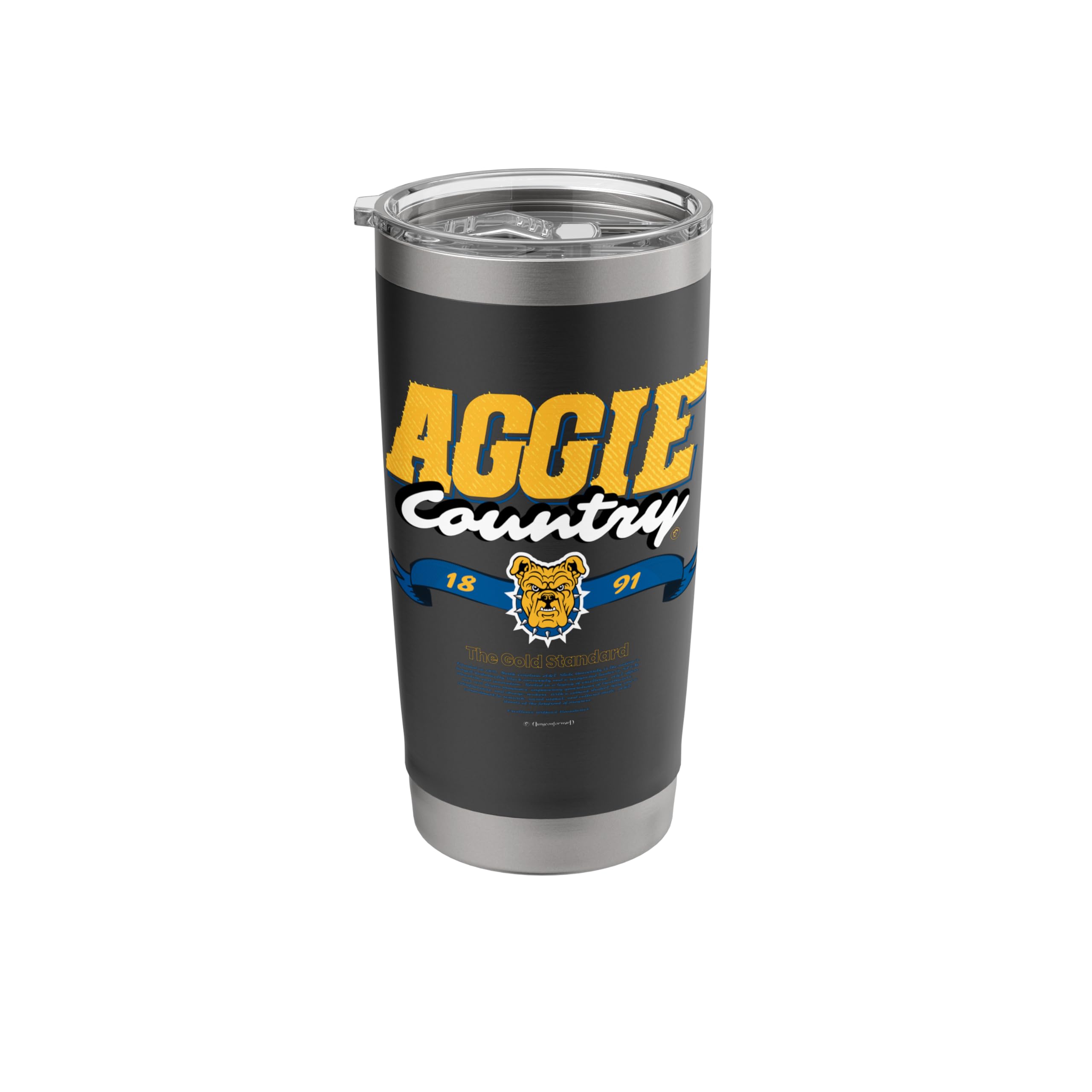 North Carolina A&T State University - Aggie Country - NCAT Stainless Steel Insulated Tumbler