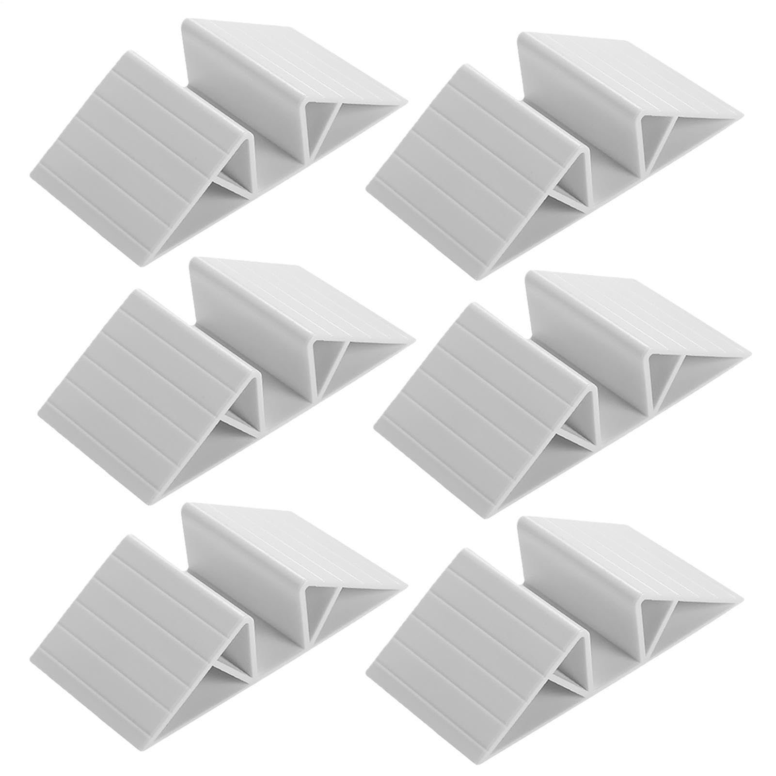 Soporte para perro de puerta con 6 patas triangulares adhesivas para fijar paneles interores