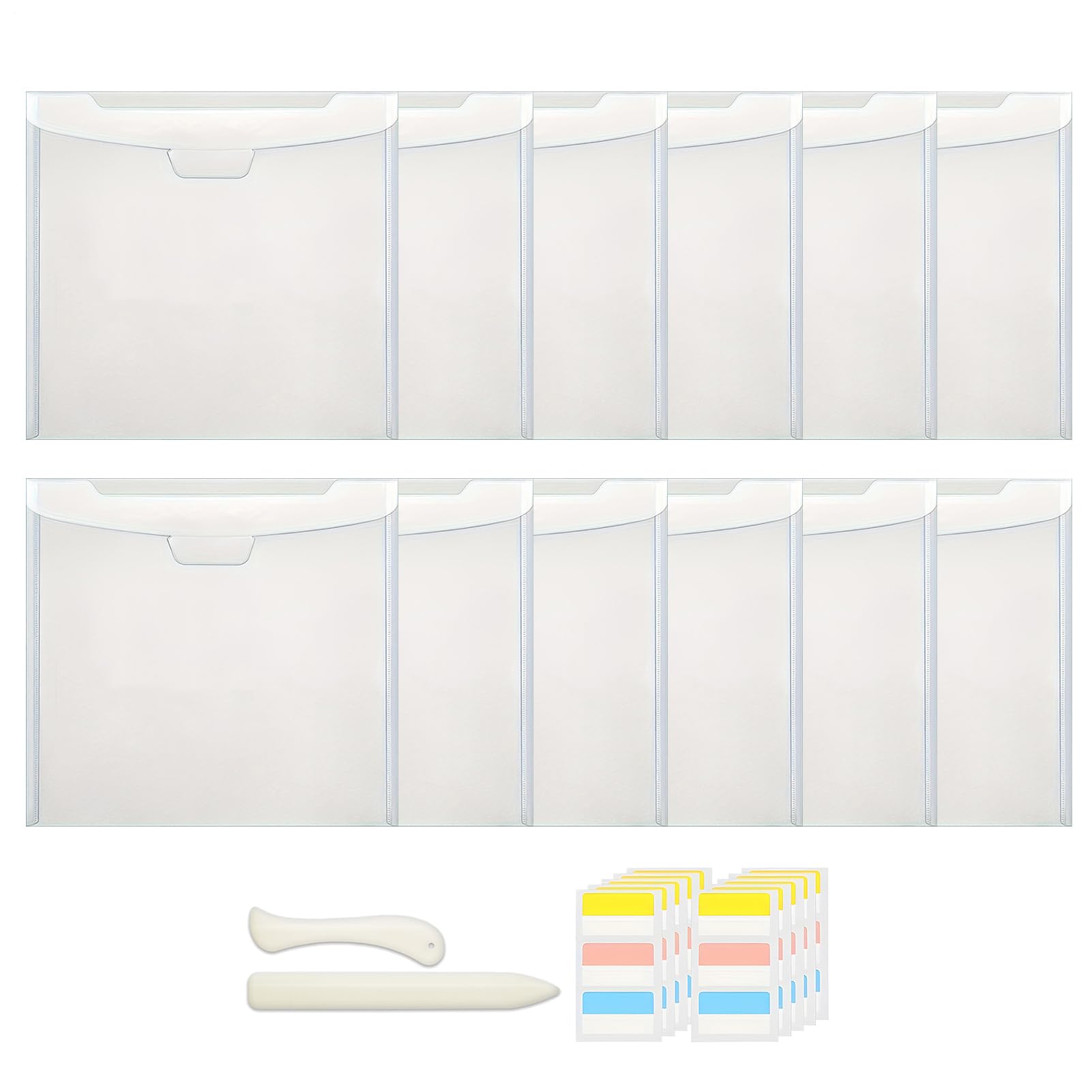 Organiseur de papier transparent Teksome pour scrapbooking et photos