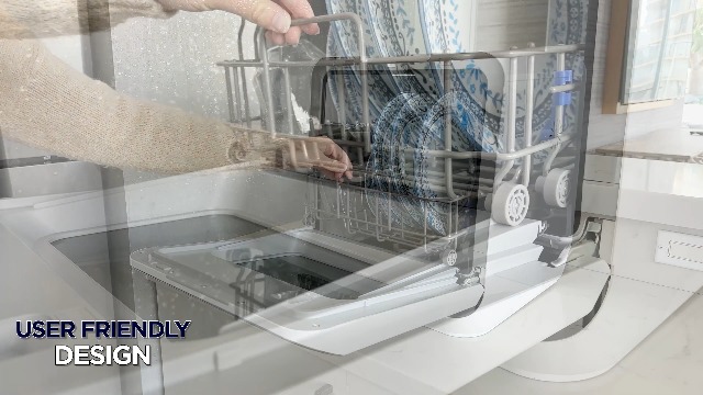 Countertop Dishwasher RCA Portable 6L Tank, No Plumbing