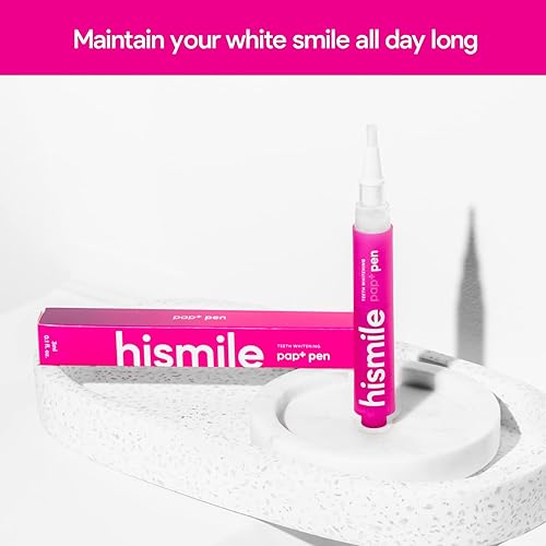 Miniatura 3 de HISMILE Pap+ - Bolígrafo blanqueador de dientes sin peróxido para dientes sensibles, blanquea lugares difíciles de alcanzar