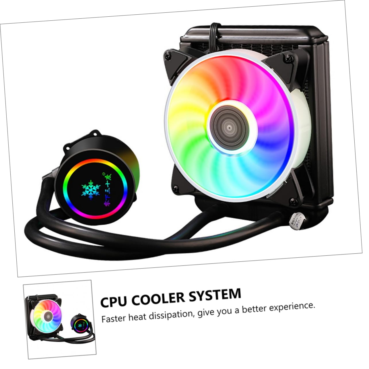 1 Pz Raffreddatore CPU Dissipatore Ad per Computer Raffreddamento Duratura Design Compatto e Facile per Gaming e Uso Prolungato