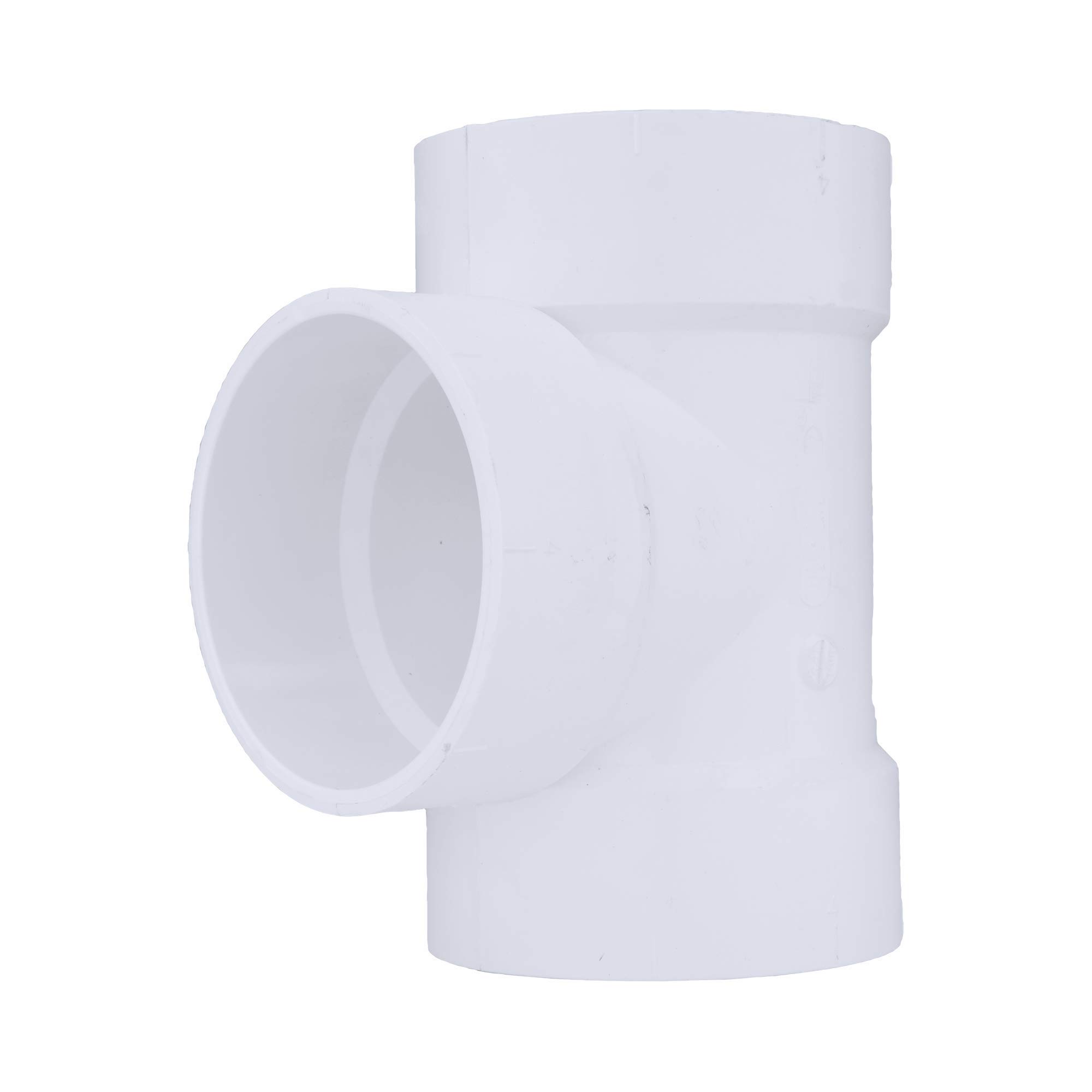 CHARLOTTE PIPE 4 DWV Vent TEE All HUB DWV (Drain, Waste and Vent) (1 Unit Piece)