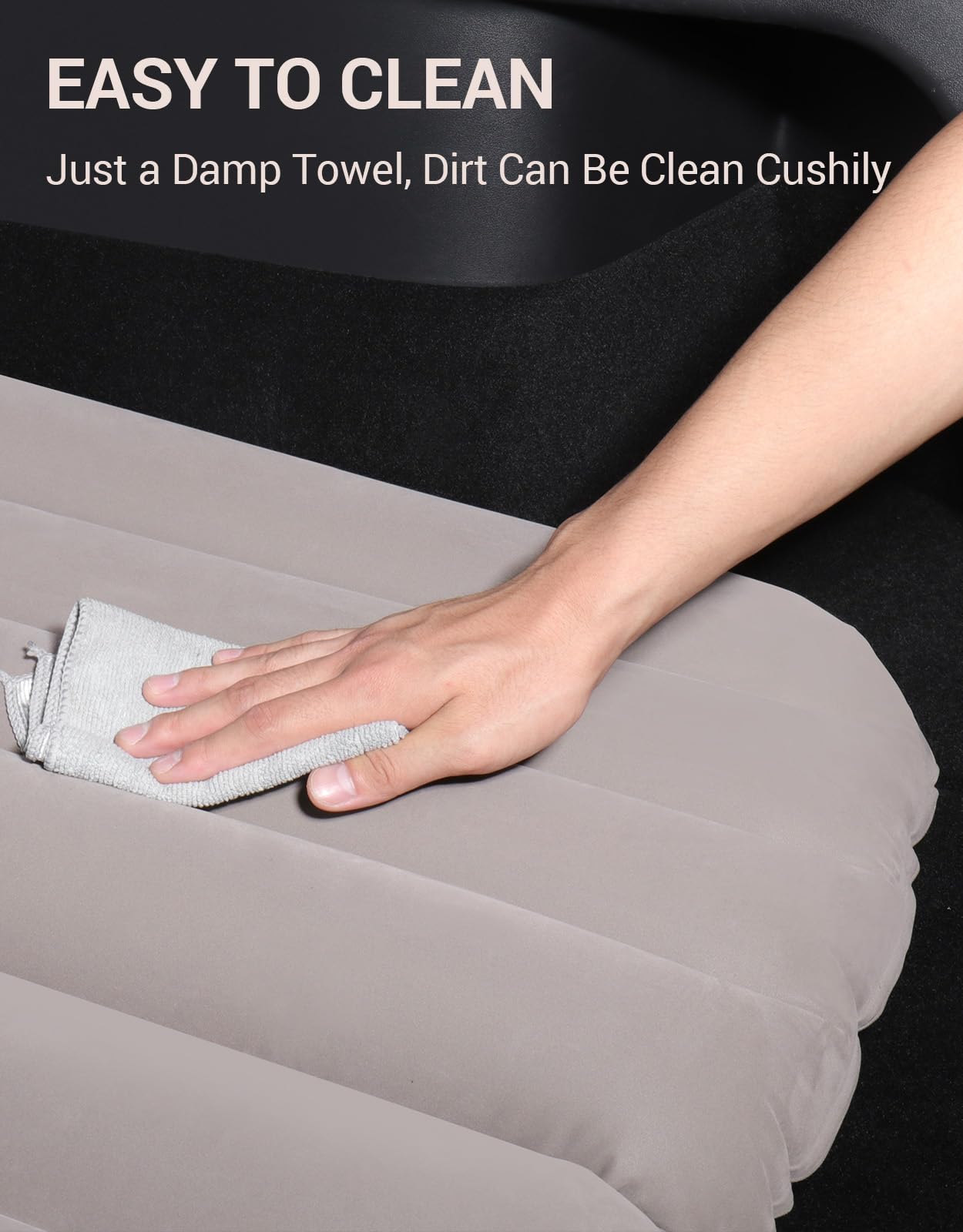 BASENOR Tesla Mattress Portable Camping Air Bed Cushion for Tesla Model 3 Model Y Model S Model X Accessories 2016-2022 Gen 2