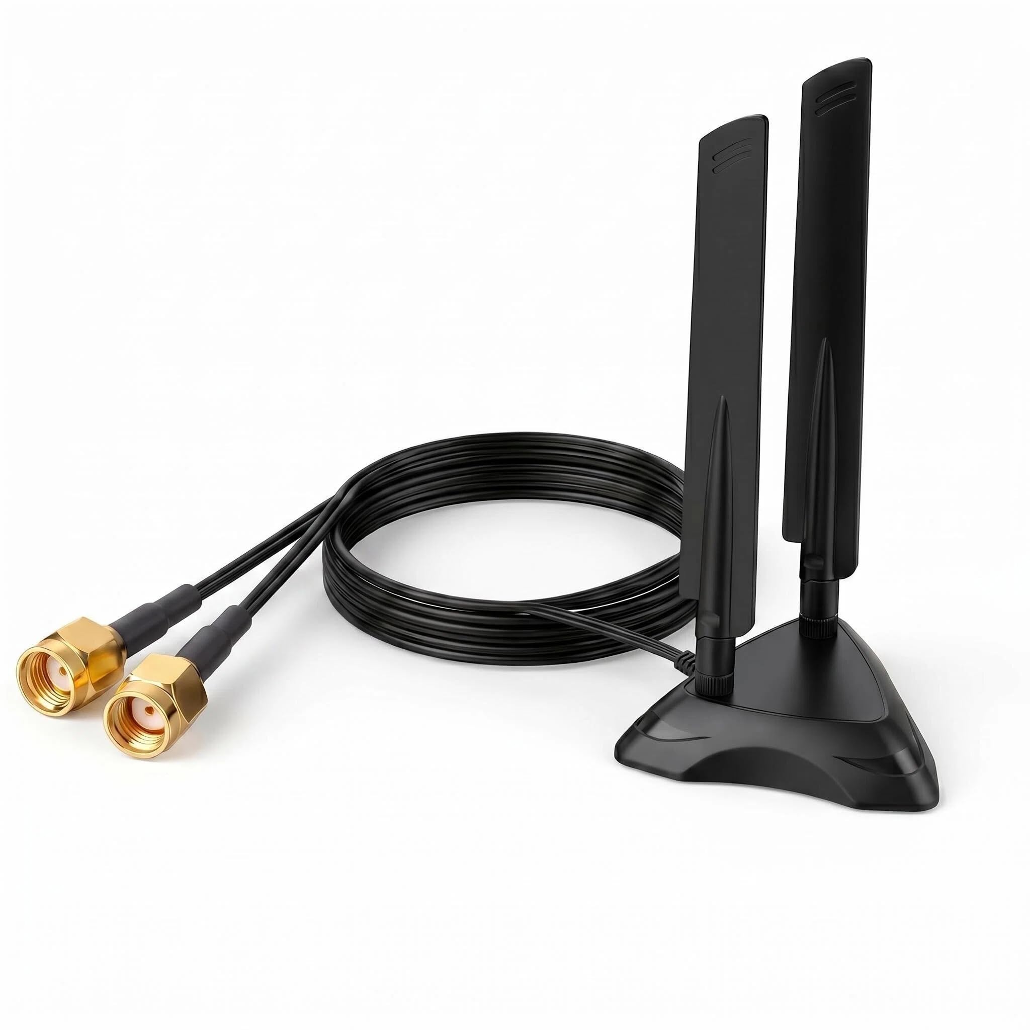 Amazon.com: Dual Band 2.4GHz 5GHz 5.8Ghz RP-SMA Gaming WiFi 6E