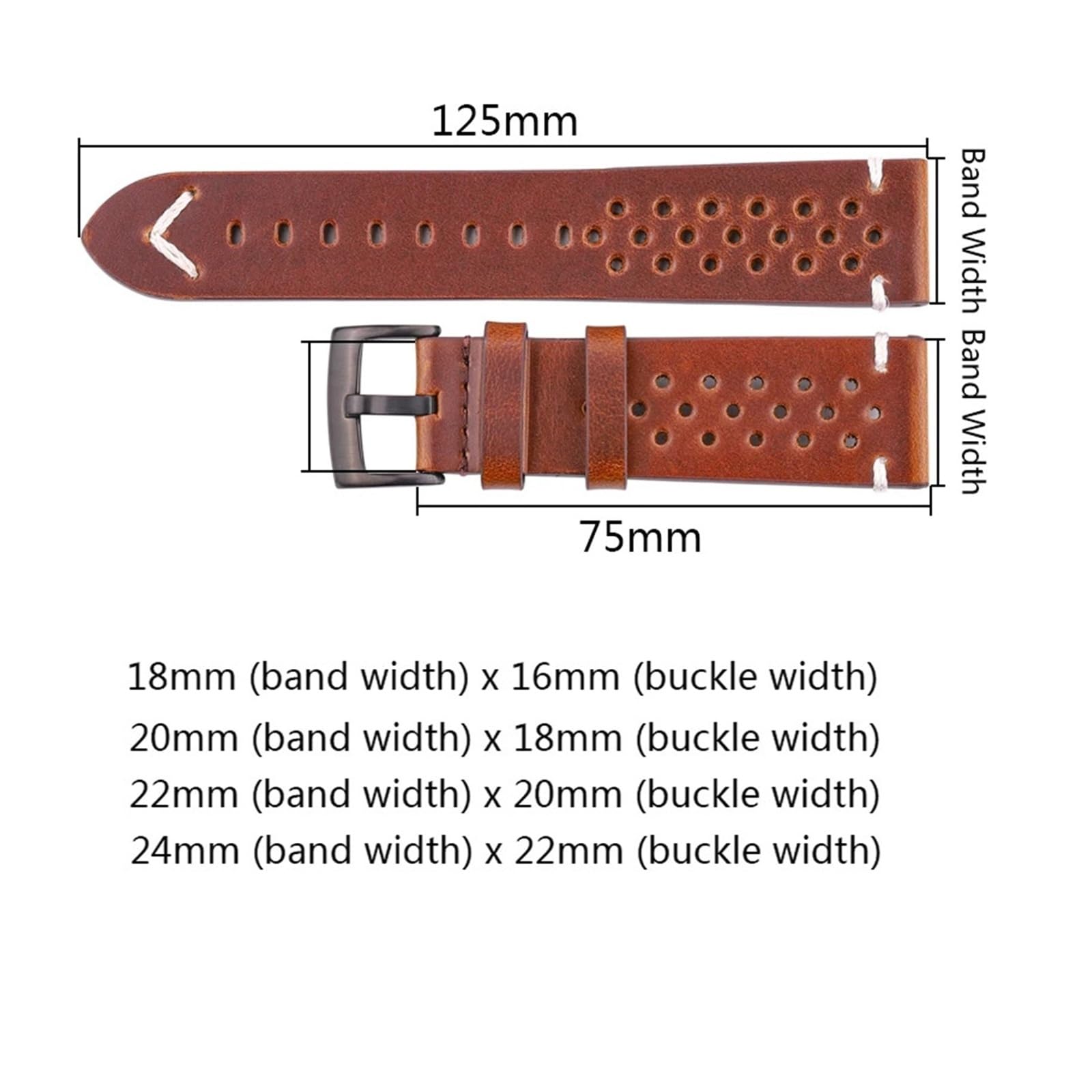 Szybkozłączka Wosk Olejowy Pasek Do Zegarka Ze Skóry Bydlęcej 18 Mm 20 Mm 22 Mm 24 Mm Pasek Skórzany Smartwatch