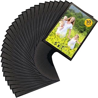Sooyee Magnet-Bilderrahmen für Kühlschrank, 12,7 x 17,8 cm, 30 Stück